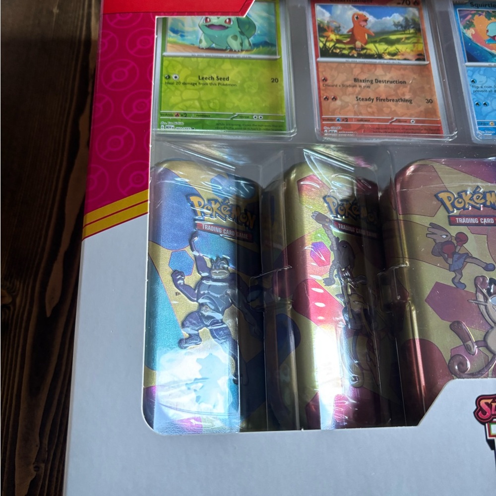 Pokémon 151 5 Mini Tin Set (MEOWTH) with 4 Promo Cards SEALED BOX - Picture 4 of 15